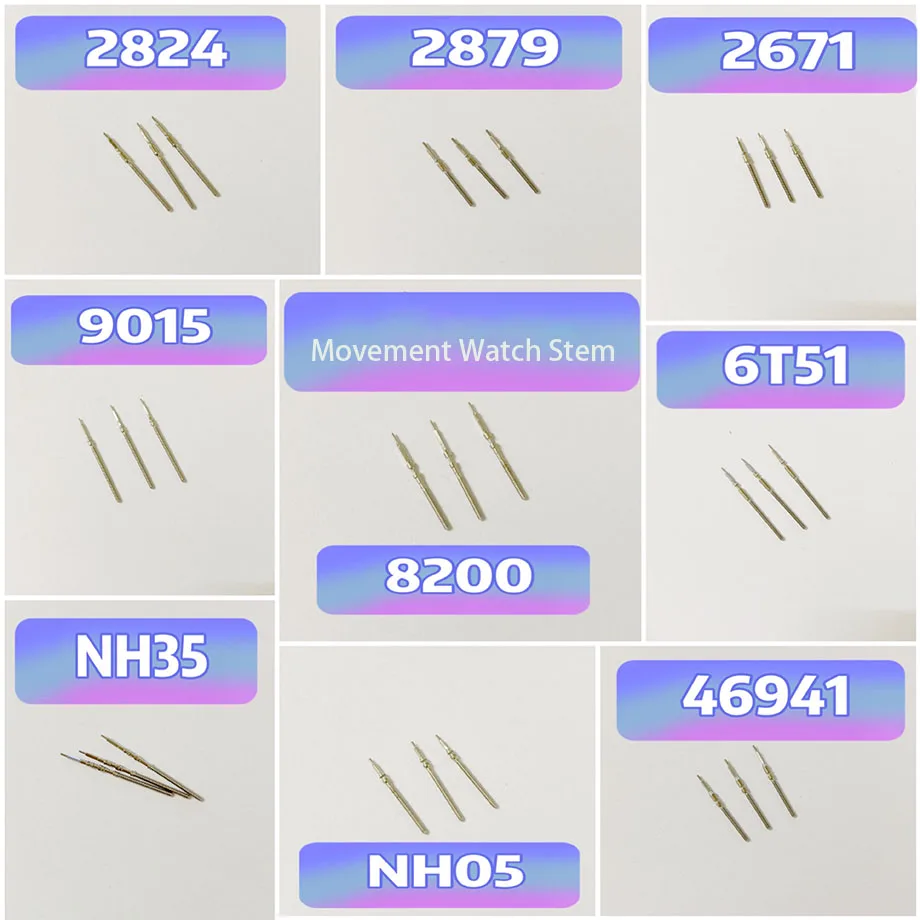 movement handle rod Daquan 2824 2671 9015 8200 NH35 NH05 46941YN5555841 6T51 core handle rod homemade rod 10PCS a pack