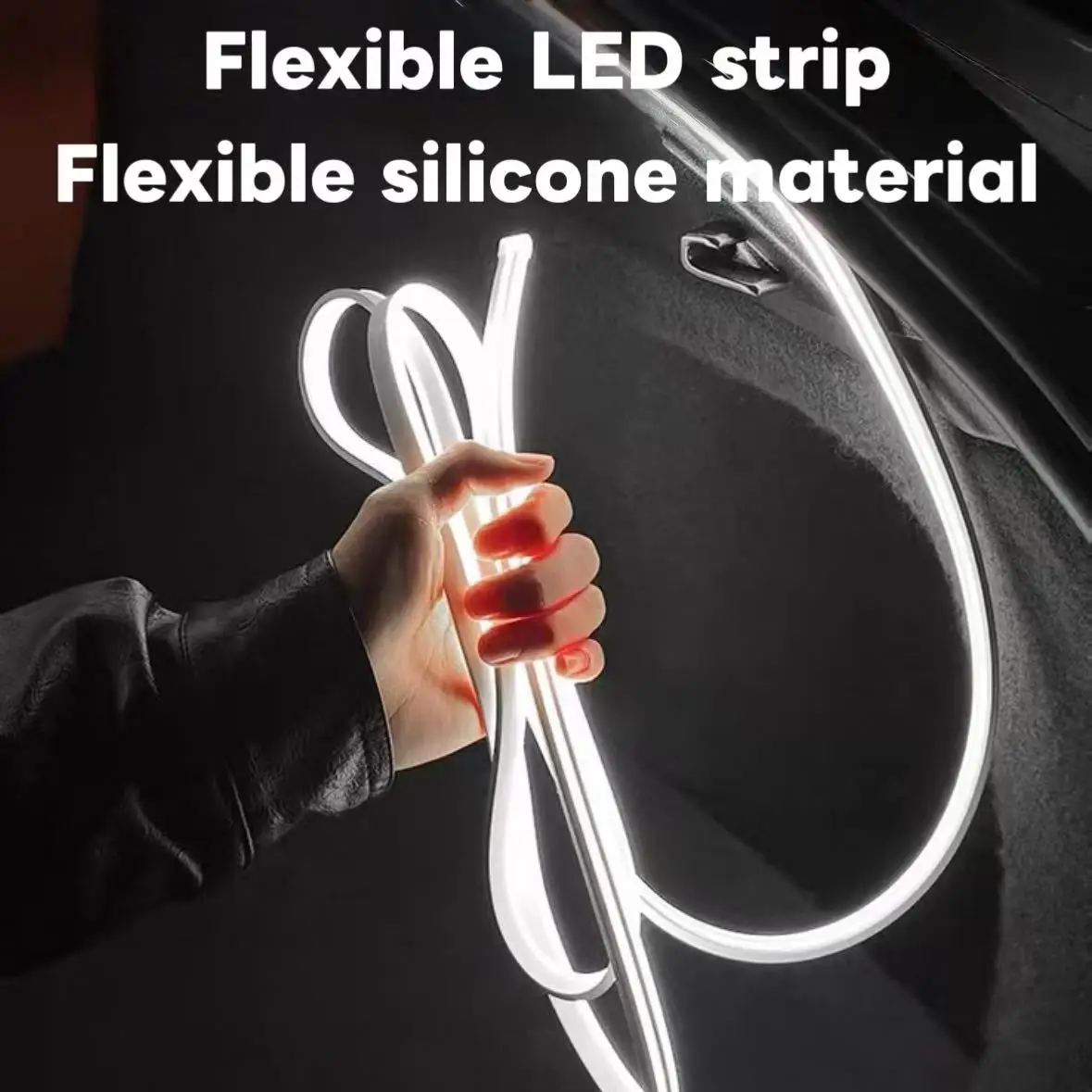 Beusfirts FOR TESLA MODEL X Rear Trunk LED Light Bar Strips Trunk Interior Decorative Lamp Strip Luggage Atmosphere Light