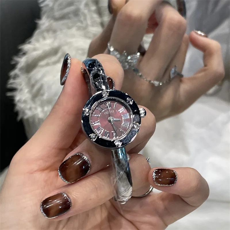 CILOA bracelet watch female brand genuine workplace round 2025 new light luxury gift small exquisite waterproof quartz watch
