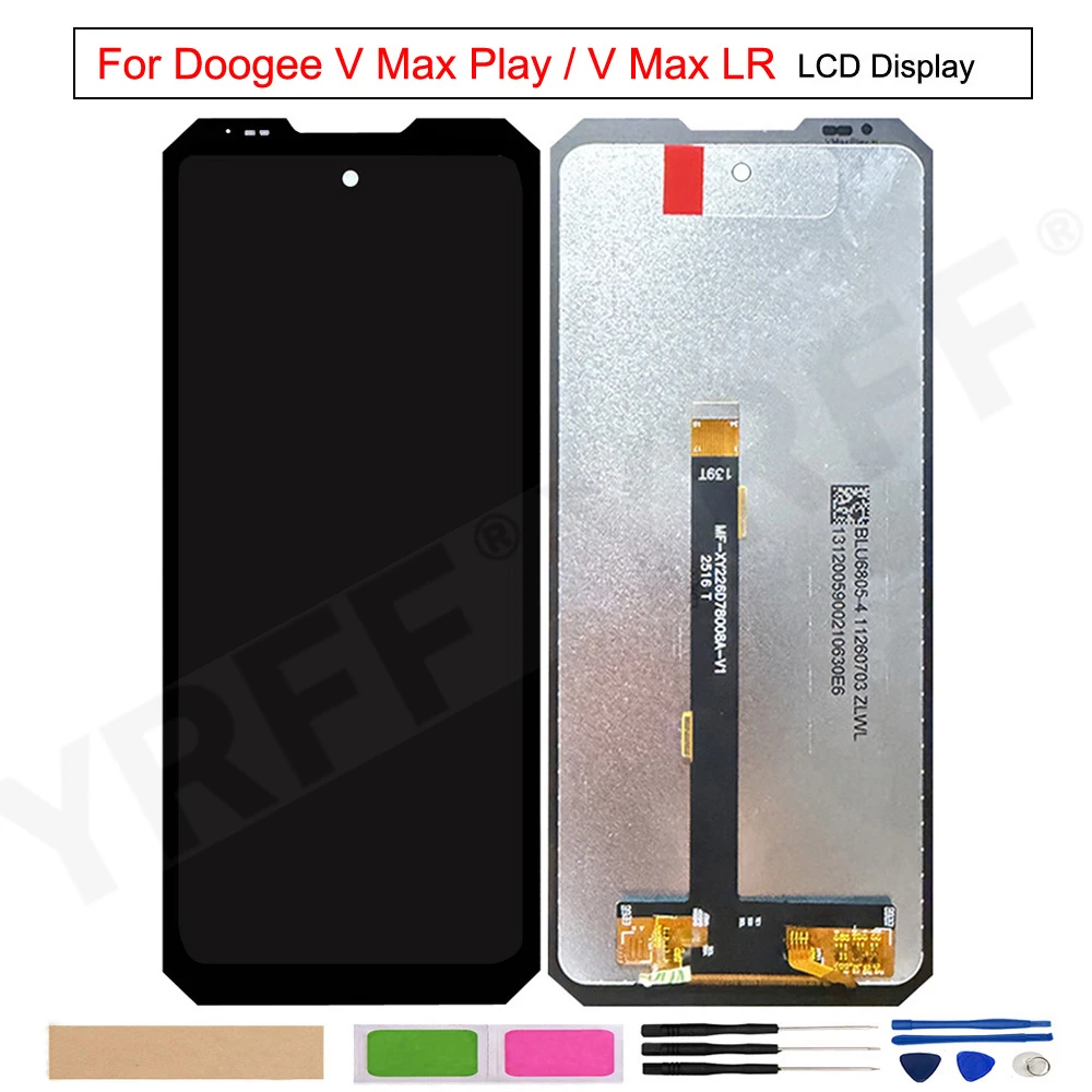 For Doogee V Max Play LCD Display Touch Screen V Max LR 5g Phone Screen Digitizer Assembly Replacement Parts