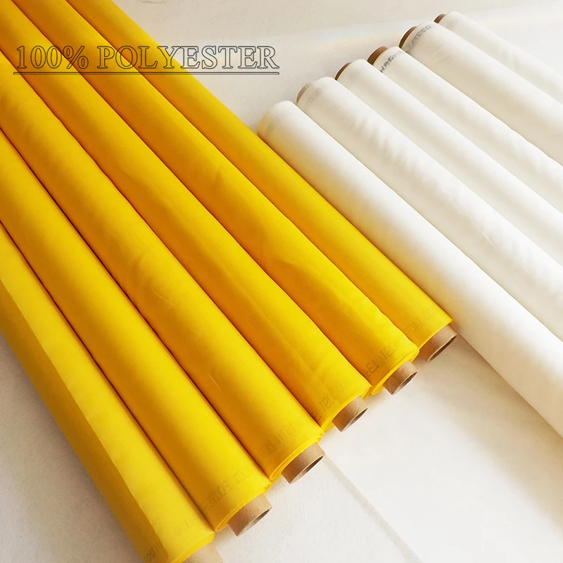 

Free Shipping! High Tension 39T 55um 330cm 50M Polyester Fabric Mesh Reinforcement Bolting Cloth White