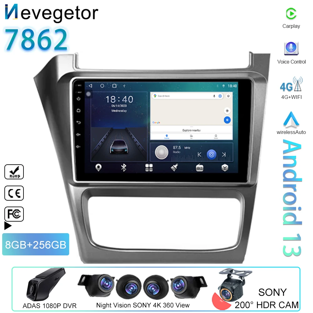 4G Android For Volkswagen Fox CrossFox SpaceCross 2010 - 2019 GPS Navigation Multimedia Player Auto Radio 5G WIFI BT No 2din DVD