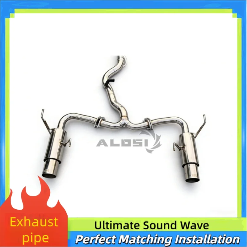 

Глушитель выхлопной системы Catback для Subaru Impreza WRX 2.5T 2007-2014, гоночная производительность, выхлопная труба из нержавеющей стали