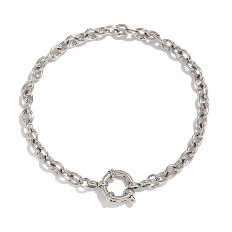 C1FC Stylish Chain Buckles Bracelet Suitable for Social Gatherings and Casual Wear