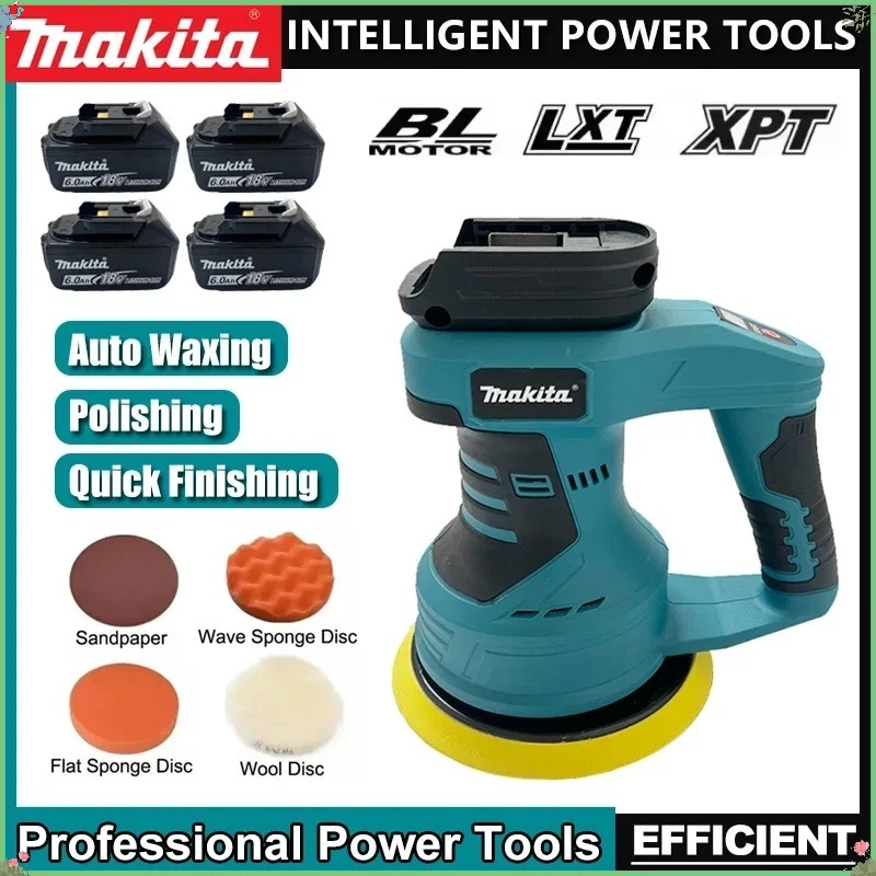 

Makita Cordless Car Polisher 8 Gears Adjustable Auto Electric Waxing Sanding Sealing Glaze Power Tool For Makita Battery