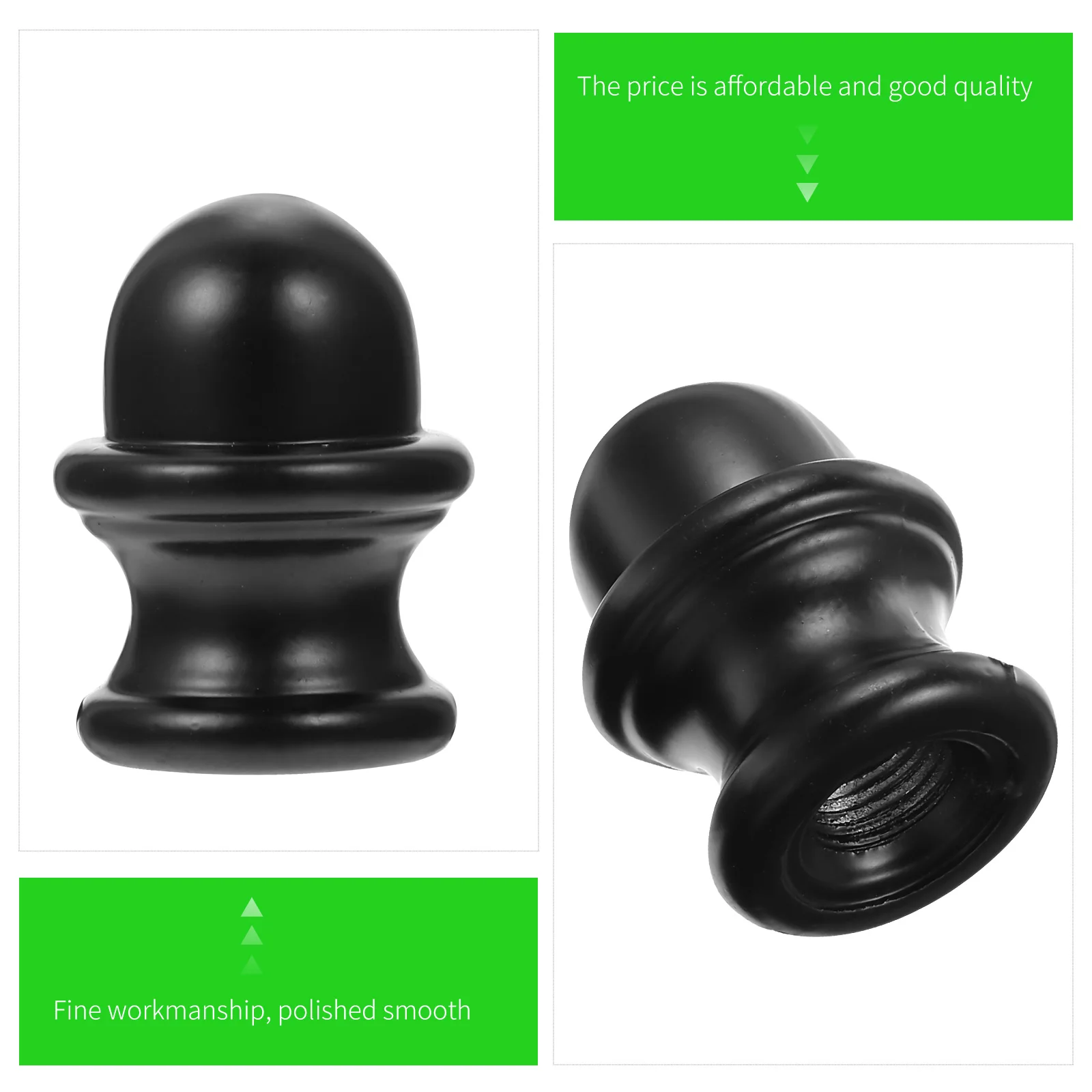 

2pcs Light Finial Lampshade Knobs for Table Floor Lamps Decorative Horn Frame Head Modern Stylish Bedroom Living
