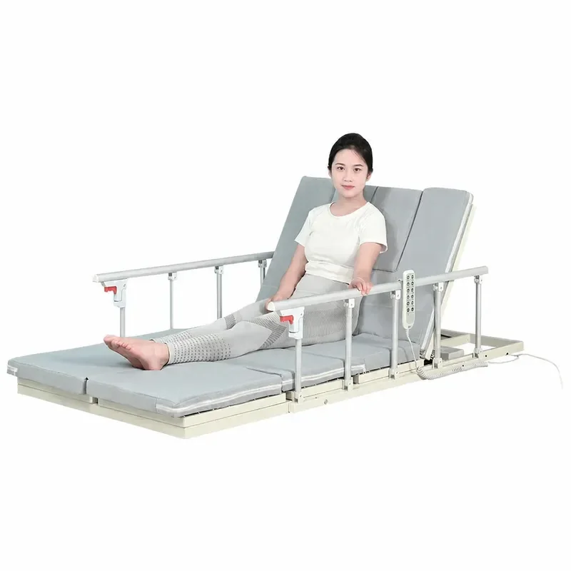 Electric Back Care Bed Multi Functional Home Nursing Bed for Elderly Paralyzed Patients with Lift Mattress Turn Over Leg