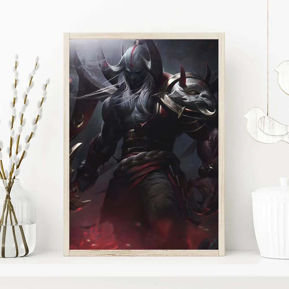 Aatrox League of Legends Poster Classic Vintage Posters Vintage Room Home Bar Cafe Decor Nordic Home Decor