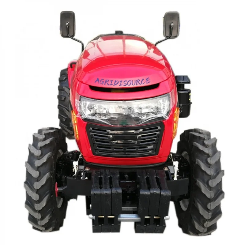 china：Mini cheap farm 4 Wheel drive tractor for farming price mini agricultural machinery free shipping