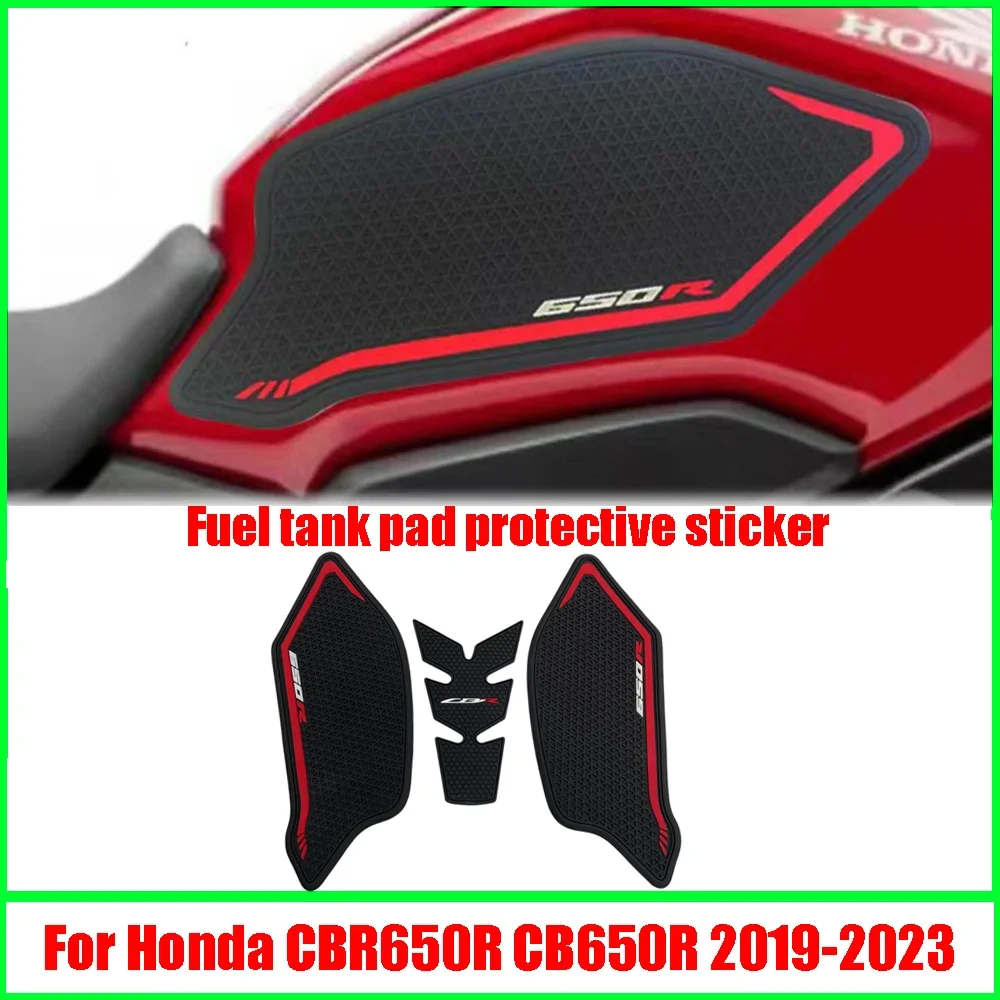 

Motorcycle Accessories Side Fuel Tank Pad Protector Stickers Decal Gas Knee Grip Traction Pad Tankpad For Honda CB650R 2019-2023
