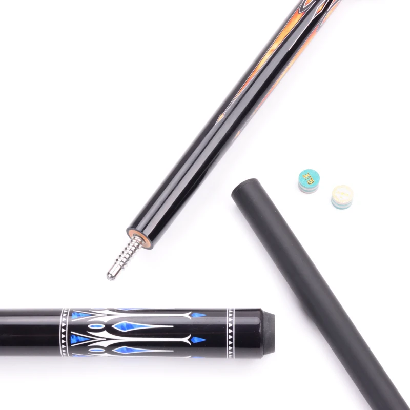High-performance carbon fiber break jump cue, 1/2 split with stainless steel joint, 13mm tip, 620g