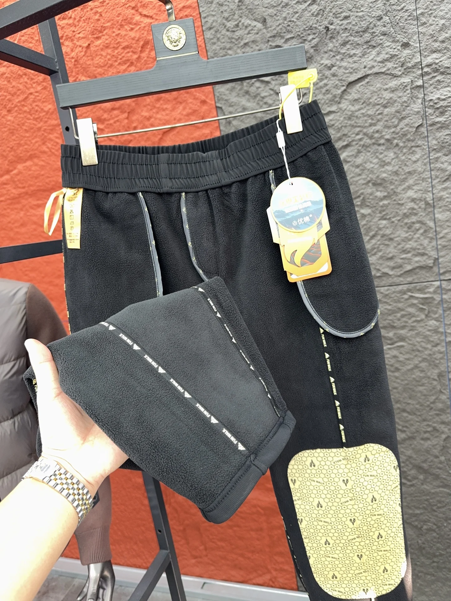 

Мужская повседневная одежда Svip aphene Fce на подкладке с прямыми штанинами, удобные теплые зимние брюки