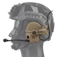 GEN 6 Tactical Headset Non-picking Noise-Cancelling Headset with Robotic Arm Mic for Hunting Paintball CS Militar Helmet