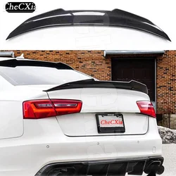 Suitable For Audi A6 S6 RS6 C7 2012-2016 Sedan PSM Style Genuine Carbon Fiber Forged Carbon Fiber Trunk Cover Spoiler Tail Wing