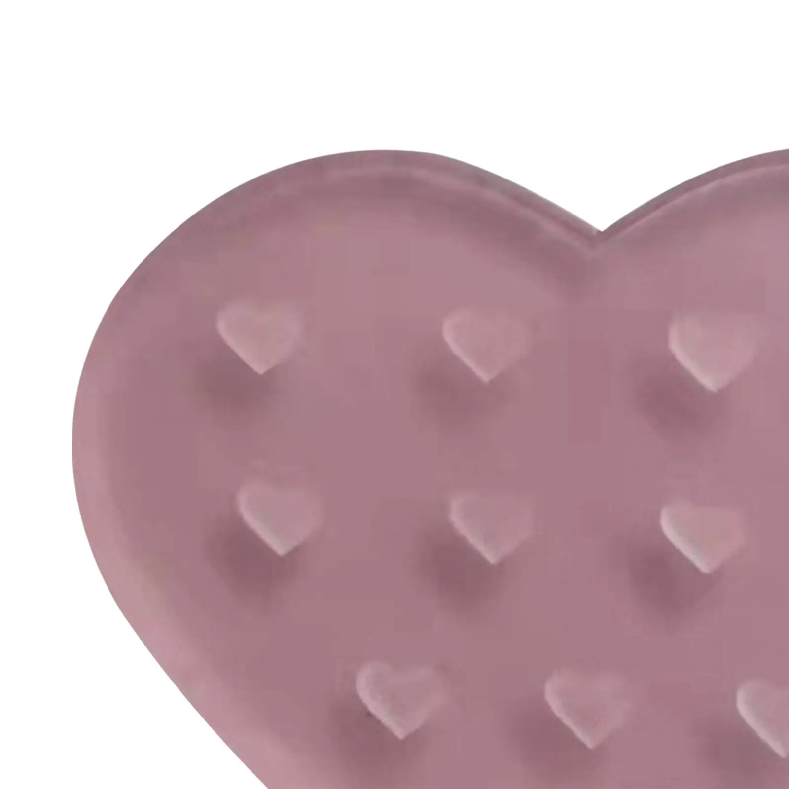 Soporte de pegamento para pestañas de cristal con forma de corazón lavable, herramientas de maquillaje, bandeja de paleta para extensión de pestañas para pestañas postizas y maquillaje de ojos