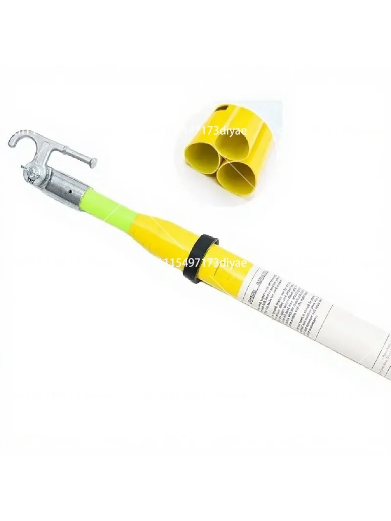 12m FRP Telescopic Triangular Insulated Operating Rod Hot Stick