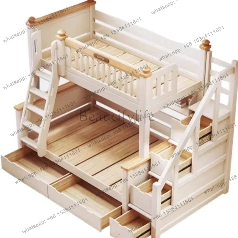 furniture Solid wood bunk bed Two bunk beds 2 people Double bed bunk beds for kids