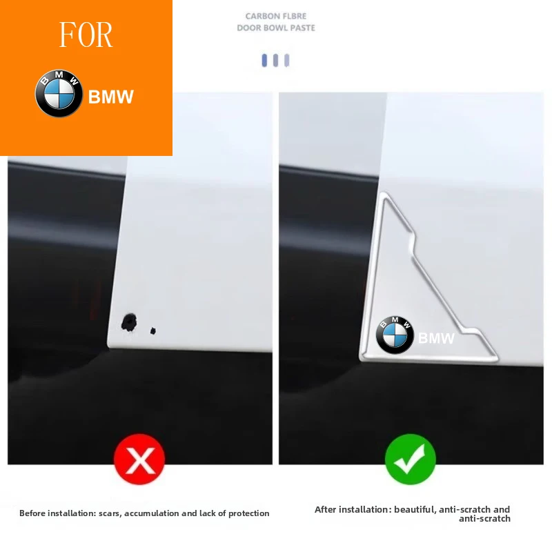 

Дверные угловые чехлы для предотвращения столкновений, силиконовые защитные наклейки для BMW E36 E46 E90 E60 E39 F30 F10 F20 X5 E70 E93 E87 E83 F25