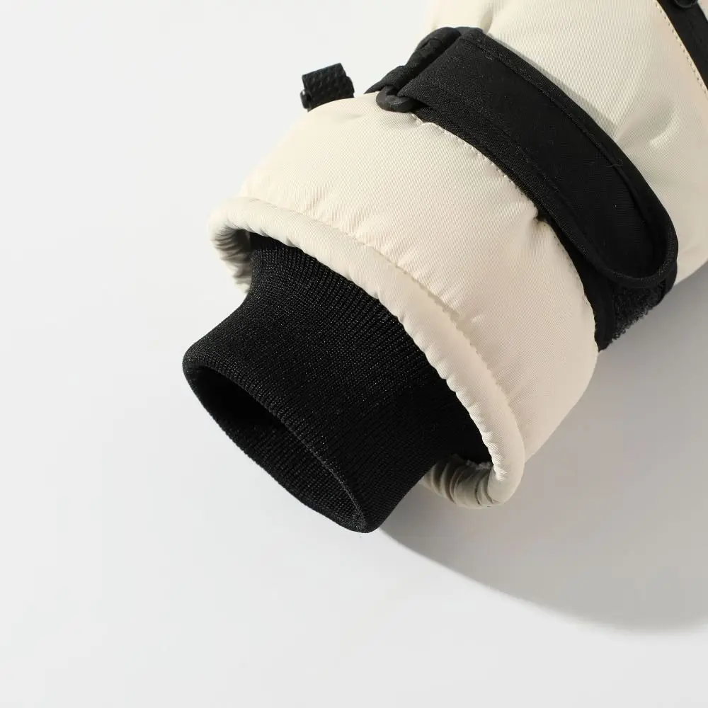 

Водонепроницаемые лыжные перчатки с карманами на молнии, утепленные зимние теплые перчатки, зимние перчатки для верховой езды на пальцах, мужские