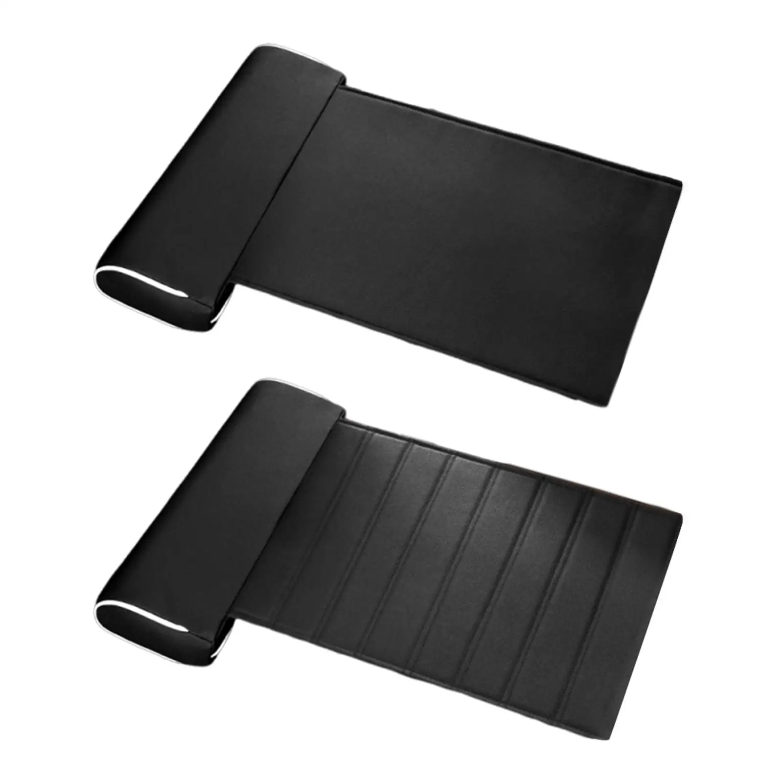 Car Seat Leg Pad Extended Cushion Sponge PU Leather Thigh Support Rest Mat for Home Office Bus Car