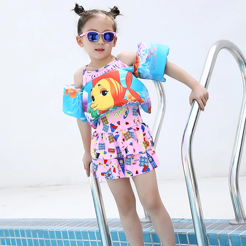 Baby's Foam Swimming Rings, Cartoon Arm Ring, Buoyancy Vest, Garment of Floating Kids, Safety Life Vest, Children's Swim Jackets