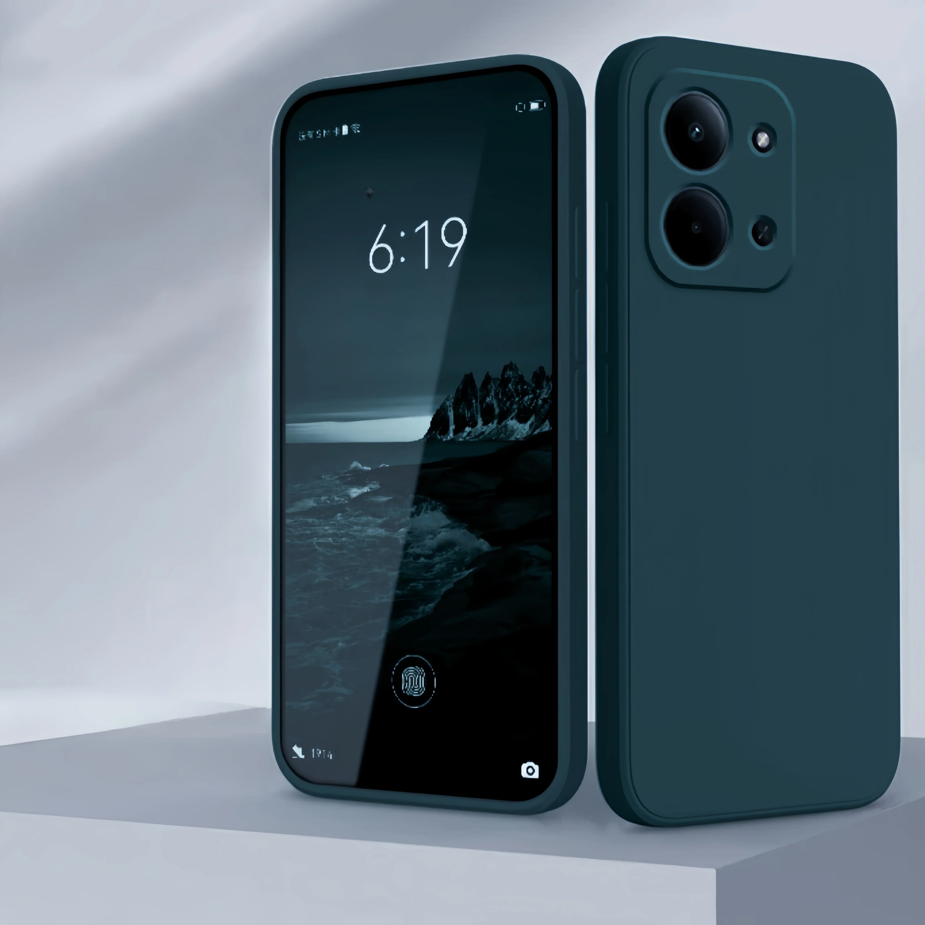 Modische, einfarbige, stoßfeste Schutzhülle aus flüssigem Silikon für Redmi 15C 5G / 4G (171 mm) – Detail 9