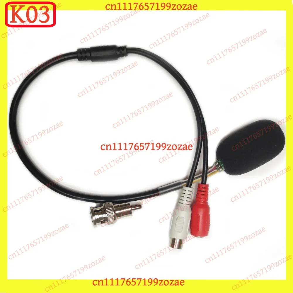 Oscilloscope Sound Probe AUD01 AUD02 Microphone Input Noise Abnormal Sound Detection Tool, Replacement Parts