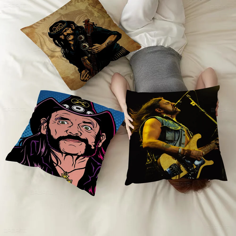 

Singer L-lemmy K-kilmister Cushion Cover Decorative Pillow Sofa Home Decor Case Pillow Cases