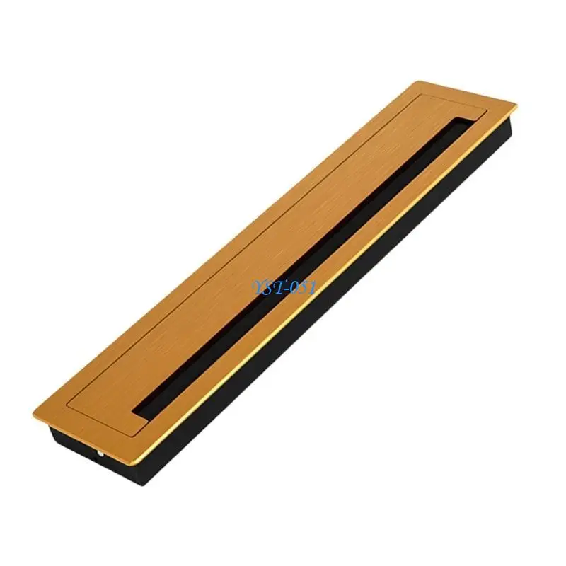

E15A Computer Table Wire Access Brushed Aluminum Grommet Thickening for Workstations