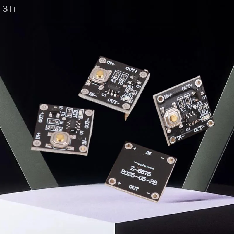 สวิตช์ประหยัดพลังงาน 0.5uA แบบกดปุ่มเดียว, 2.2-5V แบบสองสถานะ, รองรับโหลดต่อเนื่อง 2A