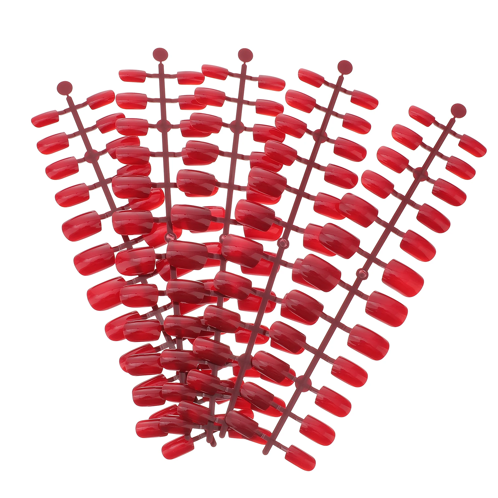 

120pcs Solid Color Nail Tips Artificial Full Cover Square Fake Nails Press On Durable Non Toxic Women Manicure Accessories Pure