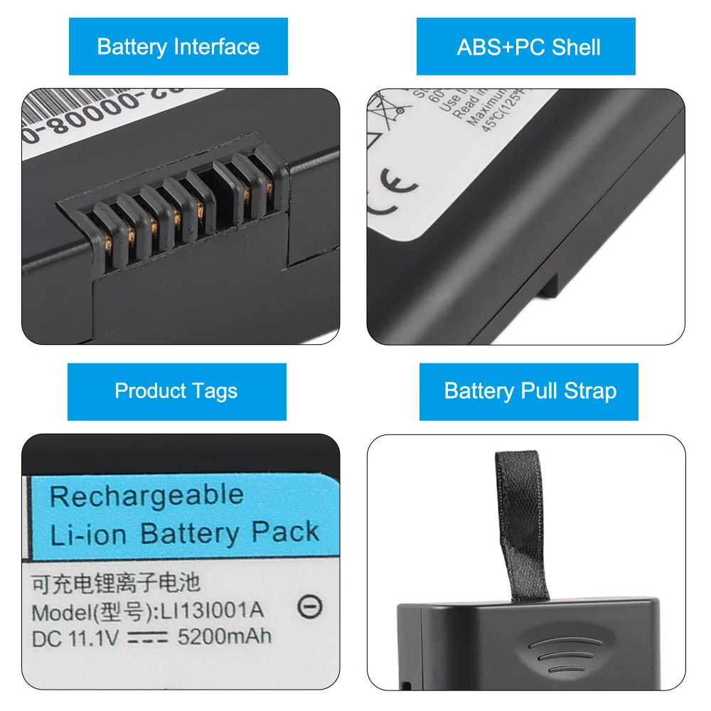 LI13I001A Ersatzbatterie für Mindray für IMEC8 IMEC10 IMEC12 EKG-Monitore IPM8 IPM10 IPM12 ePM10 ePM12 VS-600 VS-900 – Detail 5