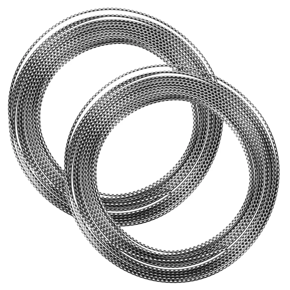 

2Pcs Car Air Vent Decorative Trim Strips Durable Car Interior Molding Strip Dashboard Door Panel Accessories Door Trim Molding