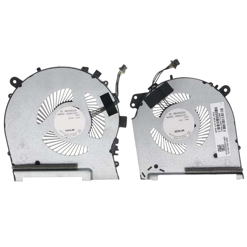 

CPU+GPU Cooling Fan For HP Omen 15-DH 15-DH1070WM 15-DH0111TX 2019 MODEL Replacement Cooling Fan Easy To Use