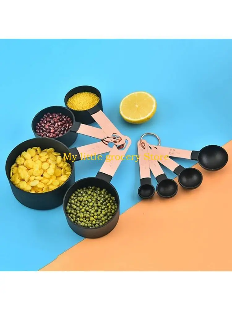 

D5BD 4 штуки выпечки измерение ложки/чашки набор многофункциональных измерений чайной ложки