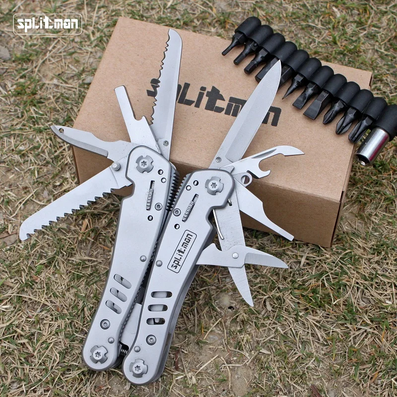 Imagem -04 - Faca de Mini Alicate Multitool Dobrável Edc Ferramentas Multifuncionais Camping ao ar Livre 440c Aço Inoxidável Splitman-g301