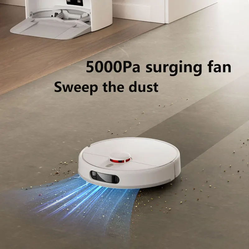 Robot aspirador inteligente Mi Jia, herramienta de limpieza automática con ventilador de sobretensión, navegación LDS, 5000PA