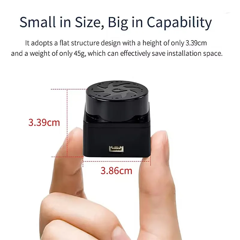 EAI YDLIDAR T-mini Plus Lidar Sensor Kit TOF ROS Robot SLAM Navigation 360° 12m Distance Scanner Module Support ROS1 and ROS2