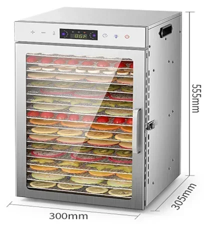 Best  Factory Price Wholesale Industrial Touch screen 18-layer  Food Dehydrator Fruit Dehydrating  Machines