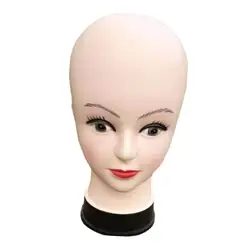 Female Mannequin Head Makeup Sturdy Model Multipurpose Cosmetology 20.87'' Manikin Head for Hat Headset Glasses Cap Wig Making