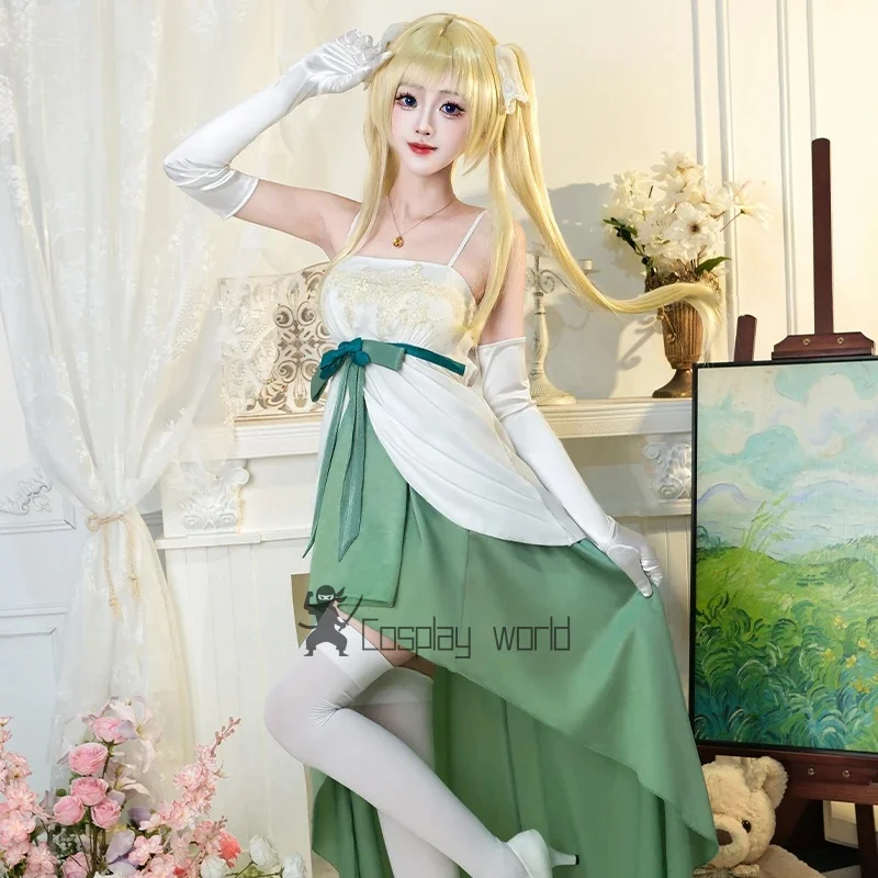 

Saekano: Как вырастить скучную подругу, карнавальный костюм Eriri Spencer Sawamura, милое зеленое платье, карнавальная одежда на Хэллоуин