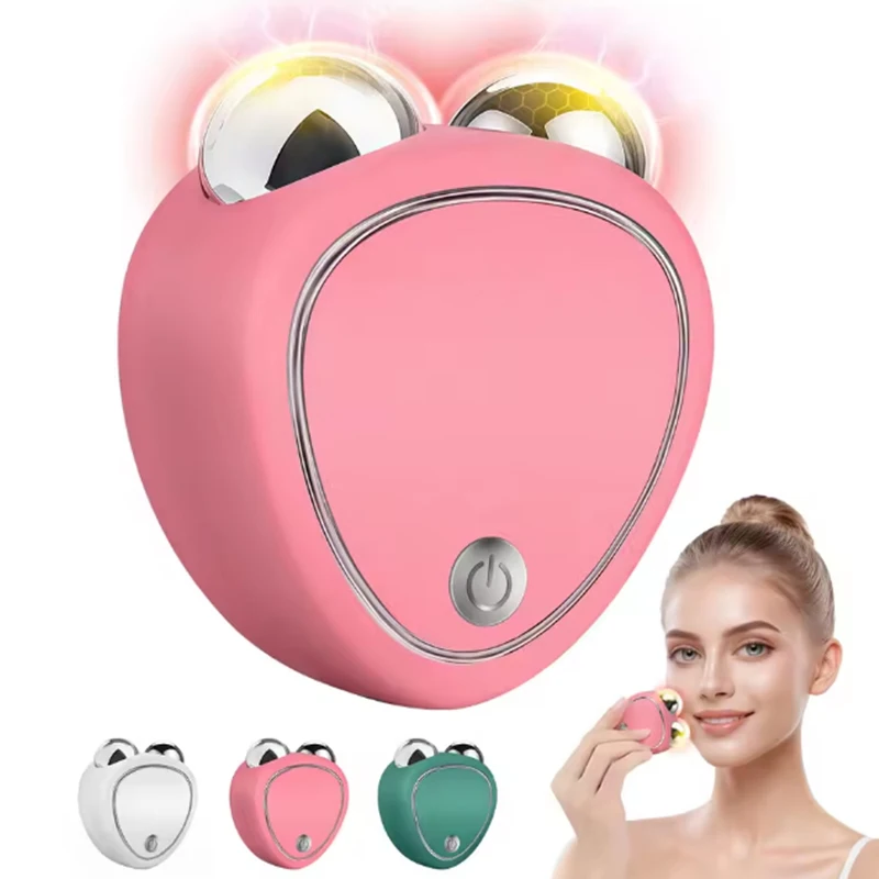 EMS Elektrische Facial Lifting Roller Massager Gezicht Microstroom Huidverstrakking Verjonging Anti Rimpel Gezichtsmassage Schoonheidsverzorging