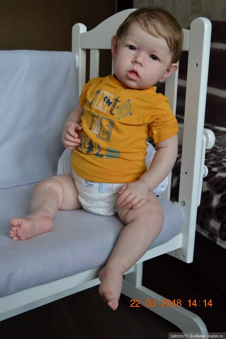 20 Inch Reborn Liam Doll Kit,Unassembled DIY Doll Making Kit, Hand Painted 3D Skin with Visible Veins for Doll Artists