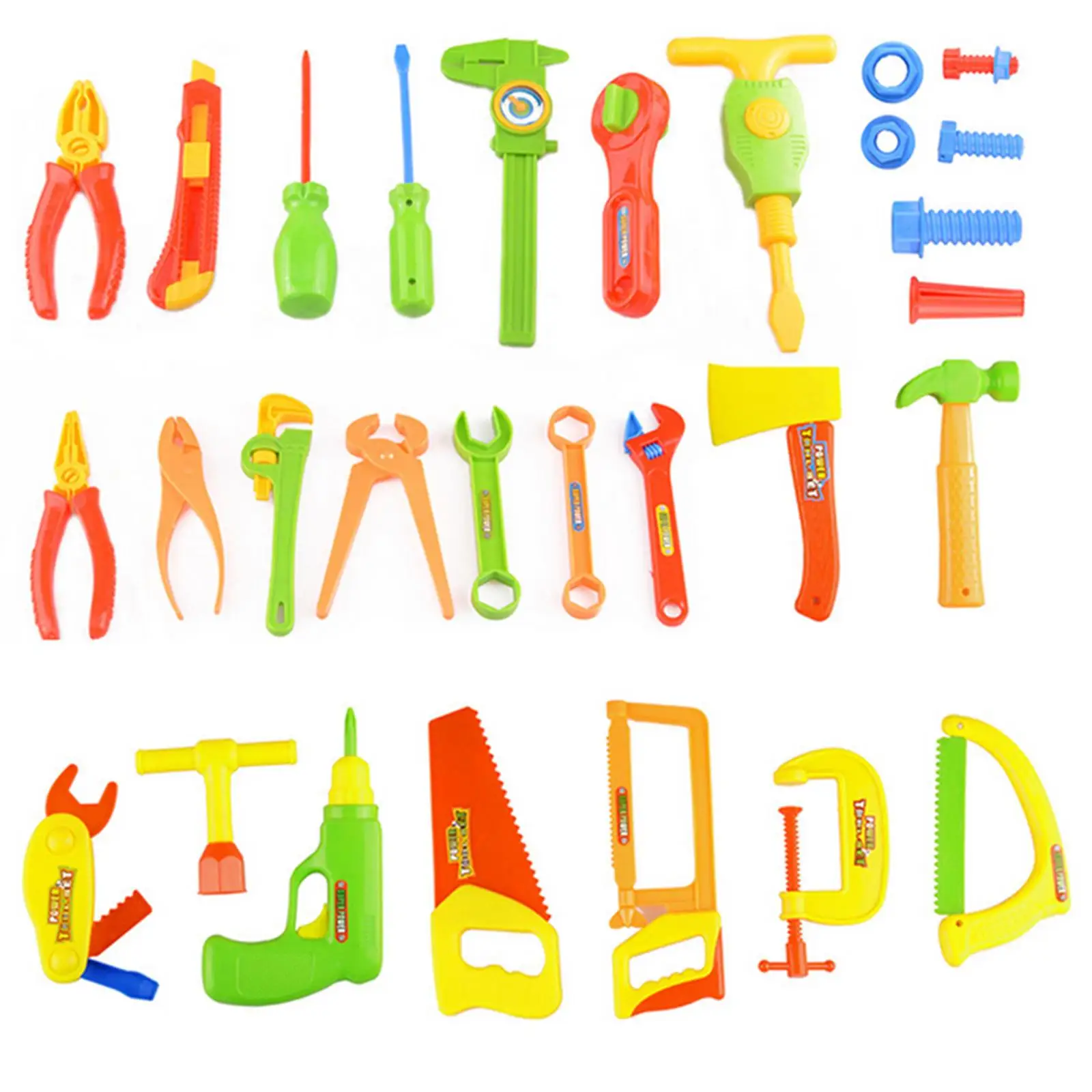 Pretend Repair Tools Toy Set para crianças, brinquedos educativos de aprendizagem, Kids Role Play, cor aleatória, 1 conjunto