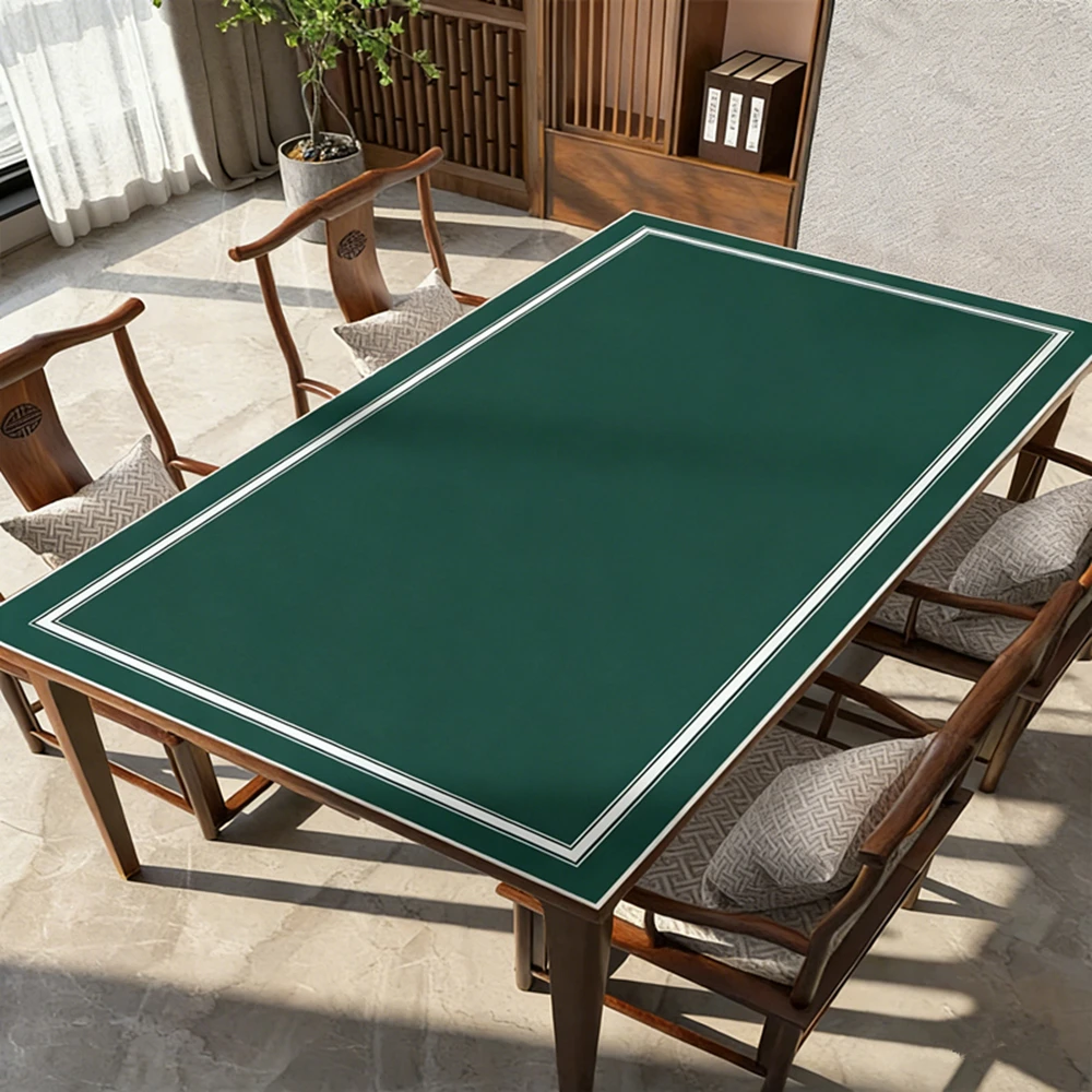 

Thickened Anti-slip Silent Rubber Casino Texas Hold 'em Poker Mat Mahjong Poker Game Table Poker Mat for Gatherings Accessories