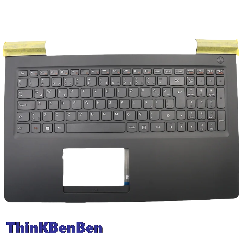 TR Turkish Black Keyboard Upper Case Palmrest Shell Cover For Lenovo Ideapad 700 15 15ISK Legion E520 15 15IKB 5CB0L03560