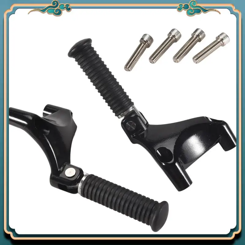 

Latest Motorcycle Black Passenger Rear Foot Pegs Footpegs Mount For 1200 Xl 883 Sportster 2004-2013