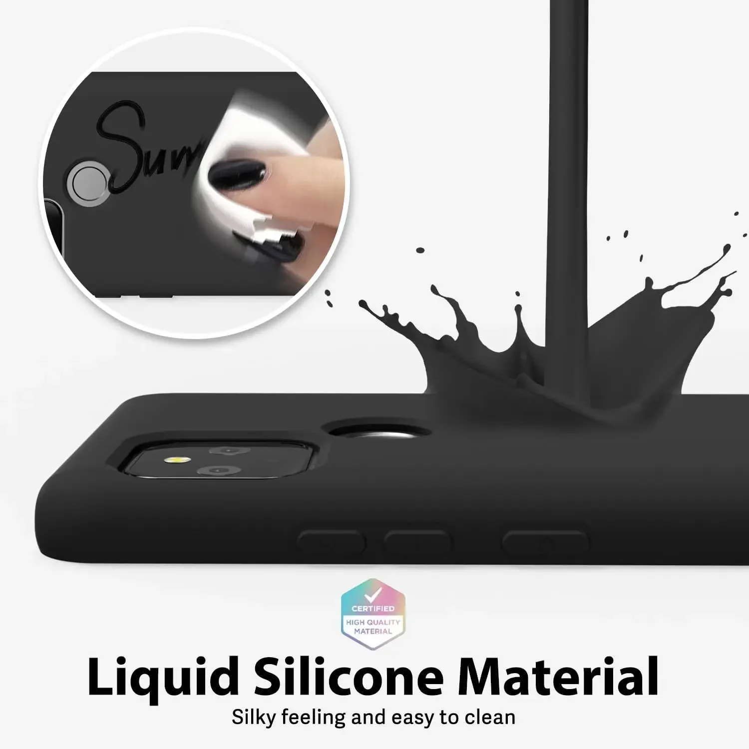 Luxury Liquid Slicone ShockProof Soft Phone Case For Google Pixel 5 5A 3 3A XL 3XL 4 XL 4A 4G 5G Cover Fundas Capa