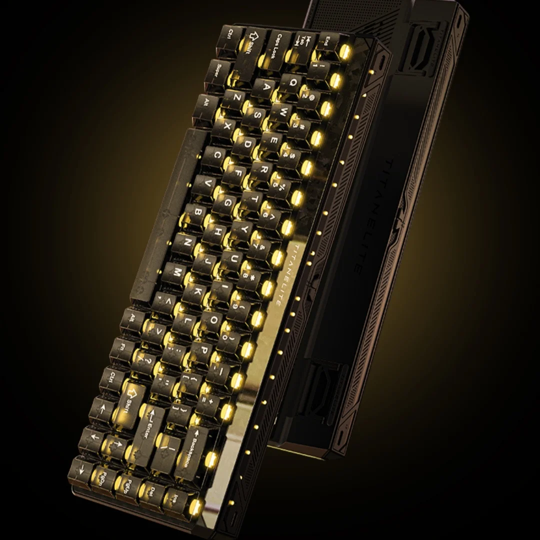 Madlions FGG TITAN68 Turbo Gaming Tastiera Interruttore magnetico E-sport Guarnizione RT0.001 68 tasti Tastiera FPS 8000HZ PC Kaycaps RT0.001mm