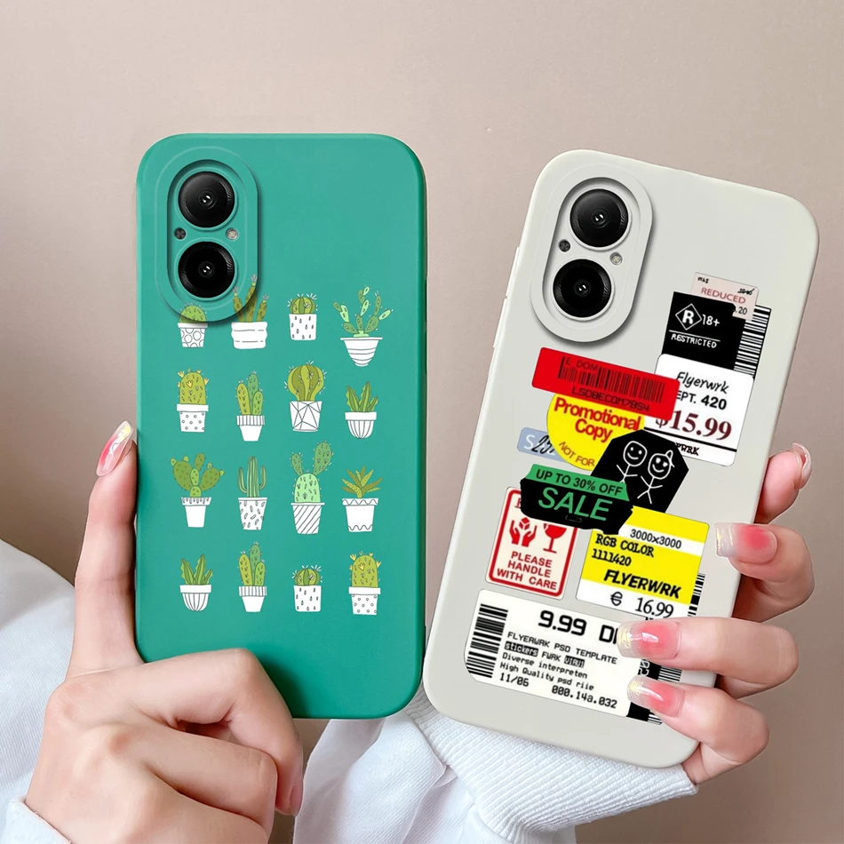 For Realme C67 Cases Cute Cat Upgrade Liquid Silicone Full Coverage Shockproof Protector For Realme C 67 RealmeC67 Bumper Mask